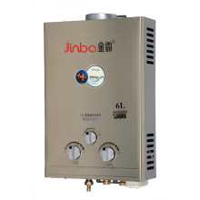 6L 7L Low Water Pressure Flue Type Instant Gas Water Heater